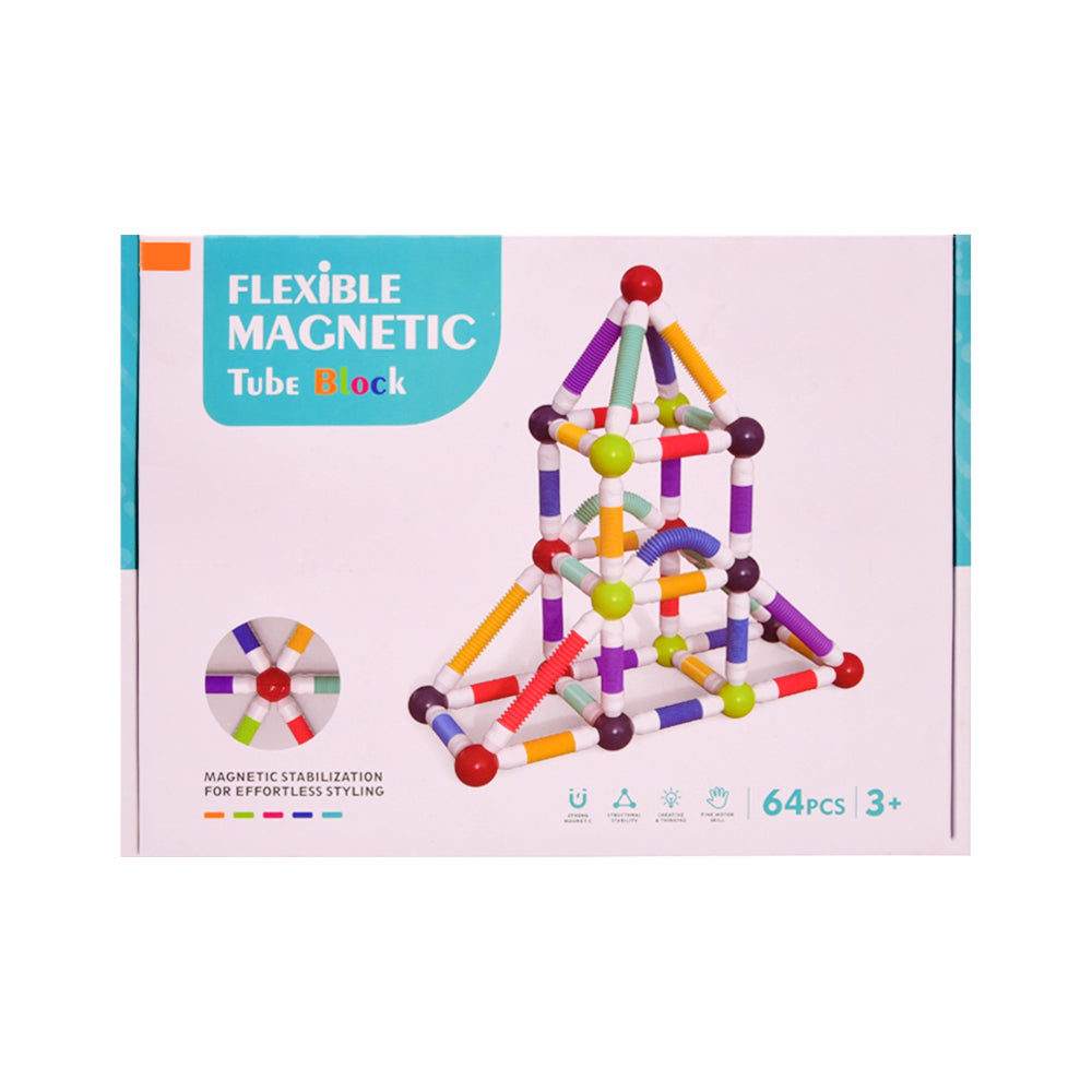 268C FLEXIBLE MAGNETIC TUBE BLOCKS SET 64PC IR