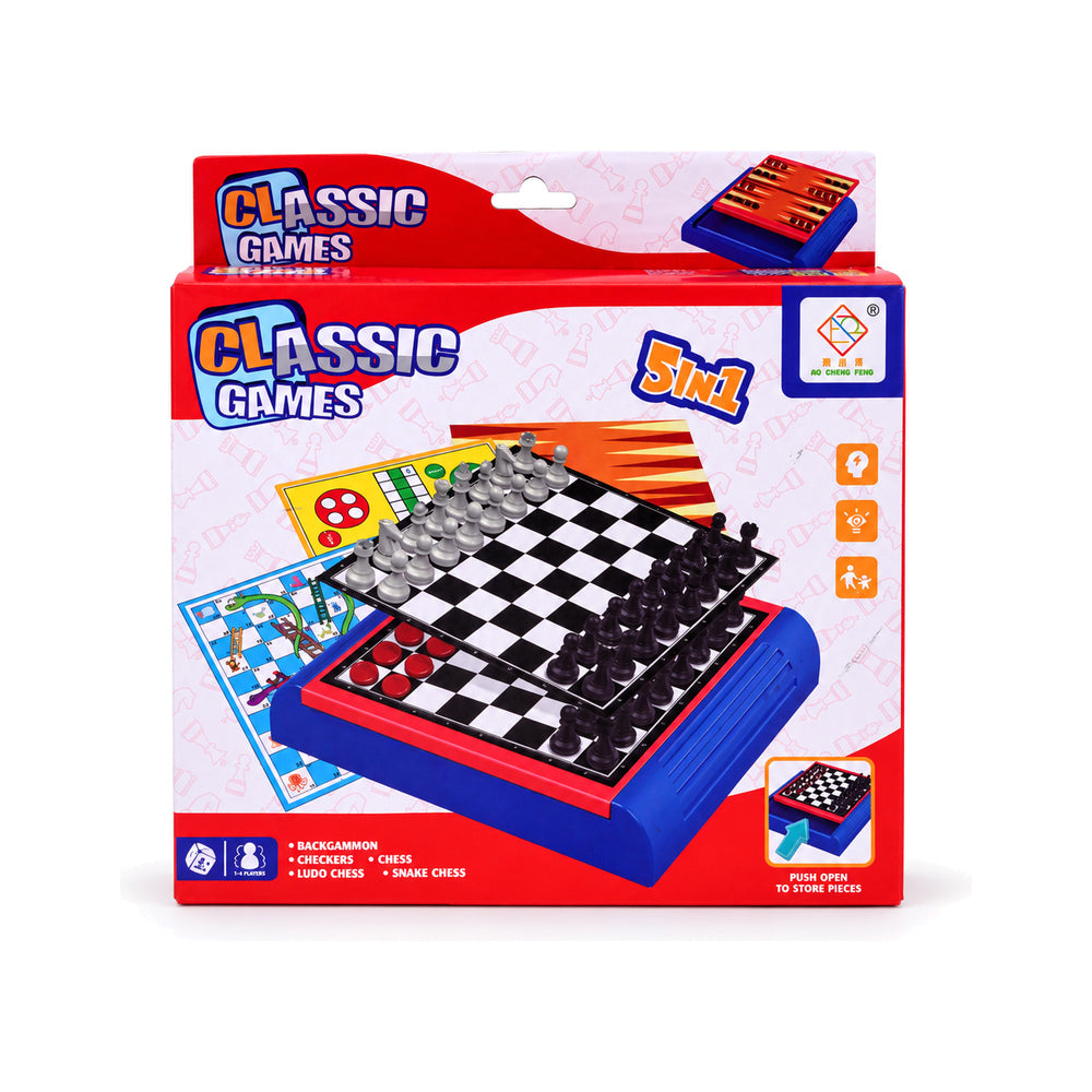 JF378-168 CHESS PLAYSET 5IN1 IR