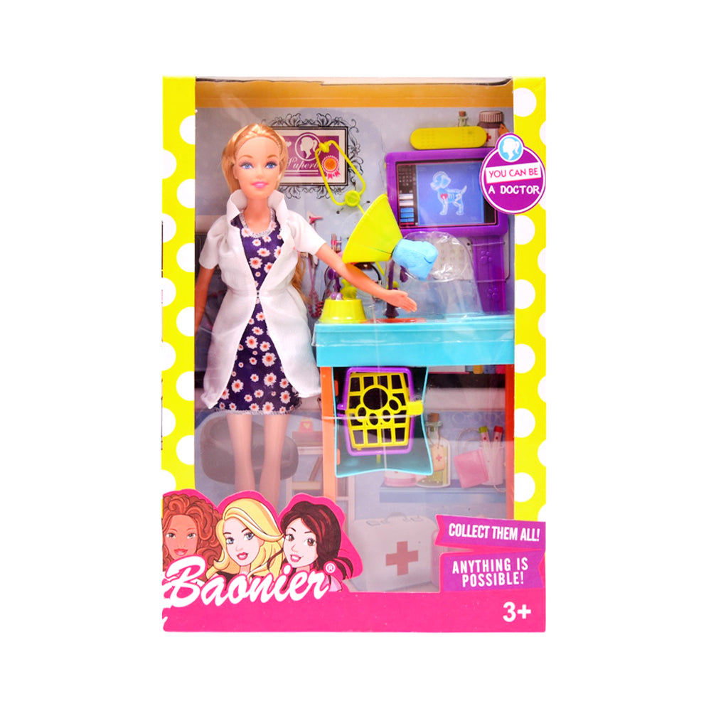 JJ8686 DOCTOR DOLL W-PATIENT DOLL IR