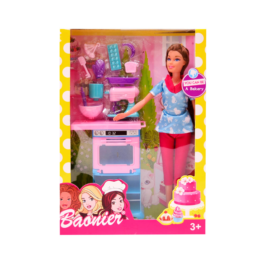 JJ8687-1 BAARIER CHEF DOLL IR