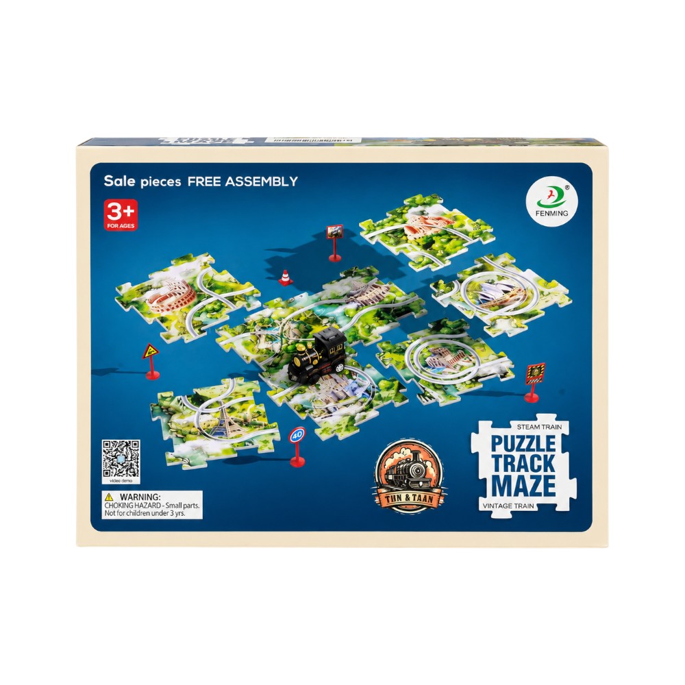 1102-4 DIY 8 PUZZLE TRACK MAZE IR