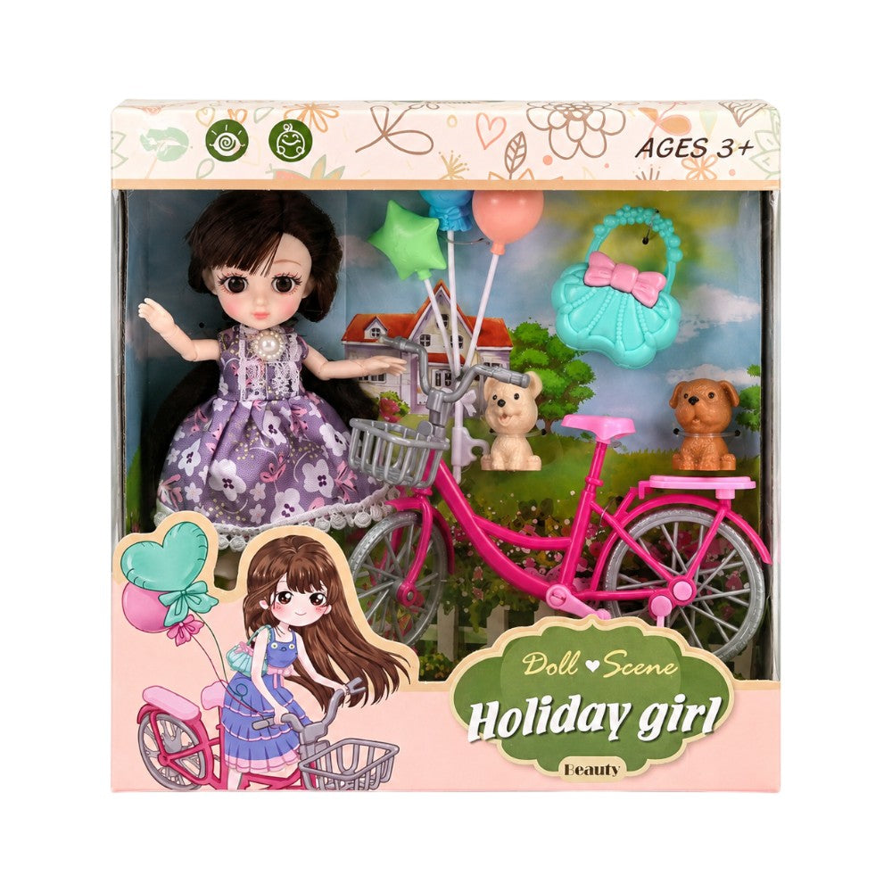 ME8810C HOLIDAY DOLL W-CYCLE IR