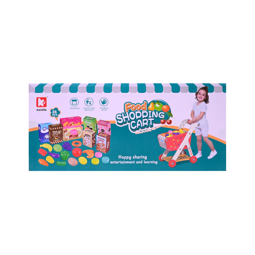 K198A FOOD SHOPPING CART 26PC IR