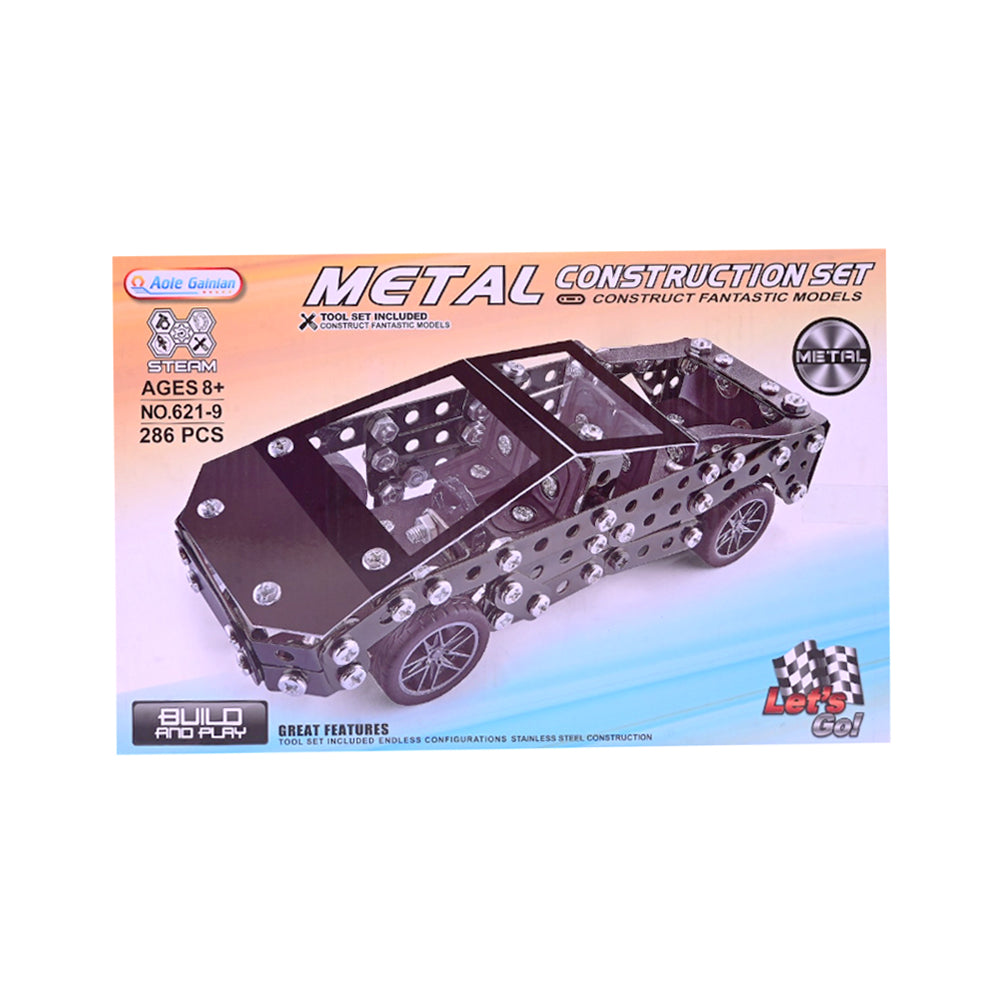 621-9 METAL CONSTRUCTION TESLA CAR BLOCKS 286PC IR