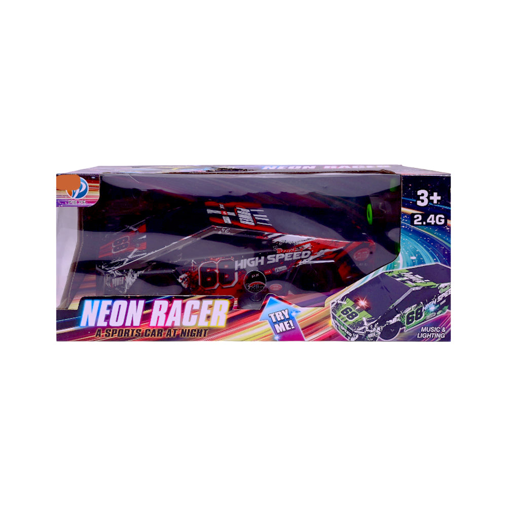 PY999-9AS NEON HIGH SPEED TESLA CAR R/C IR