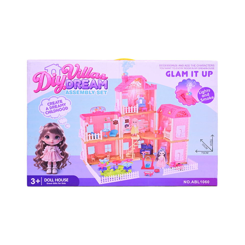 ABL1061 DIY DREAM VILLA DOLL HOUSE IR