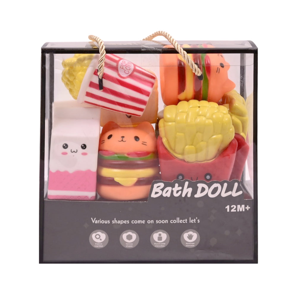 BLS86-74 BATH DOLL VINYL FOOD IR