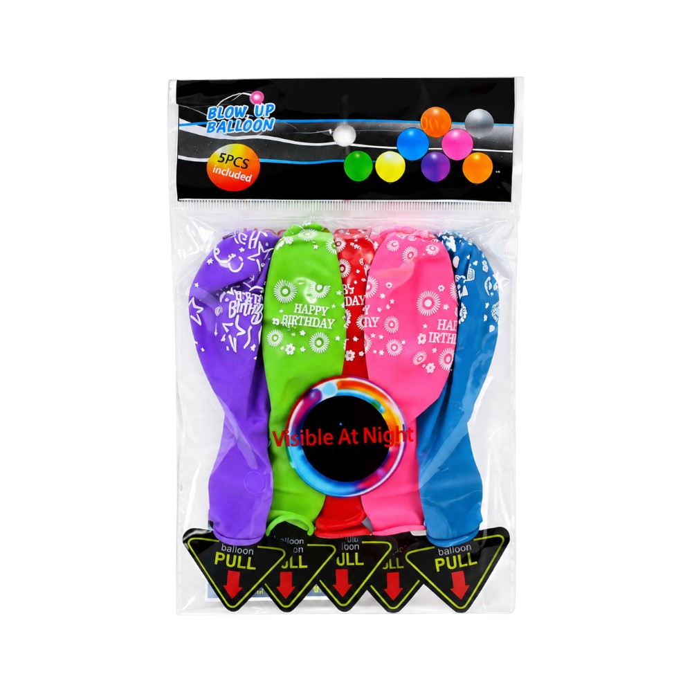 LIGHT UP BALLOON 5PCS PACK N.B