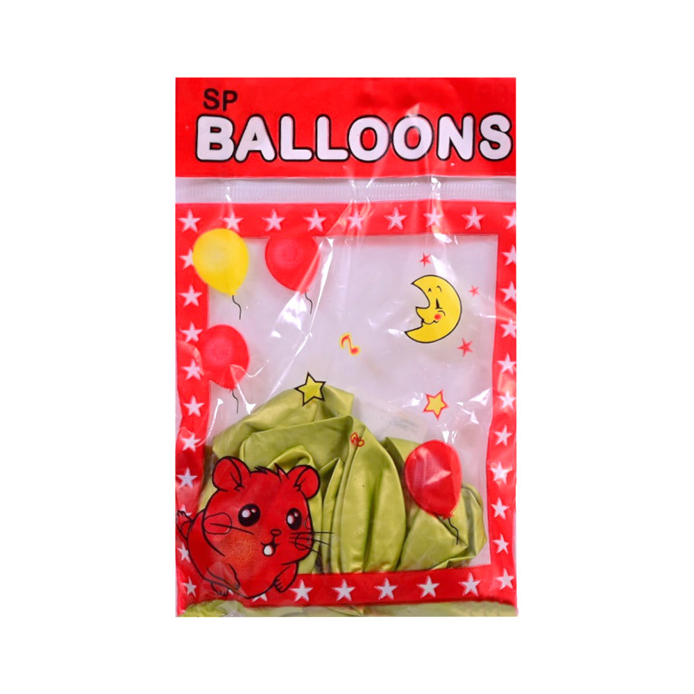 HBD METALIC BALLOON 10PCS PACK N.B