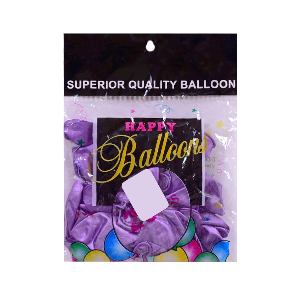 HBD METALIC BALLOON 25PC PACK N.B