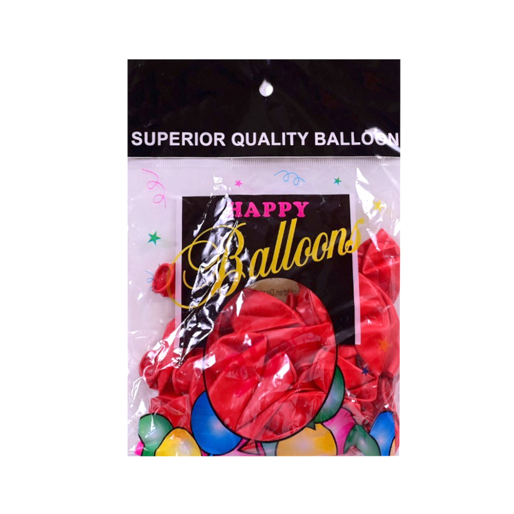 PARTY BALLOON MIX COLORS 25PC PACK N.B