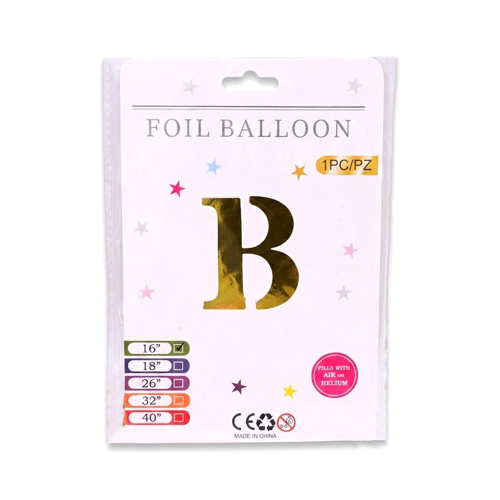FOIL BALLOON LETTER B
