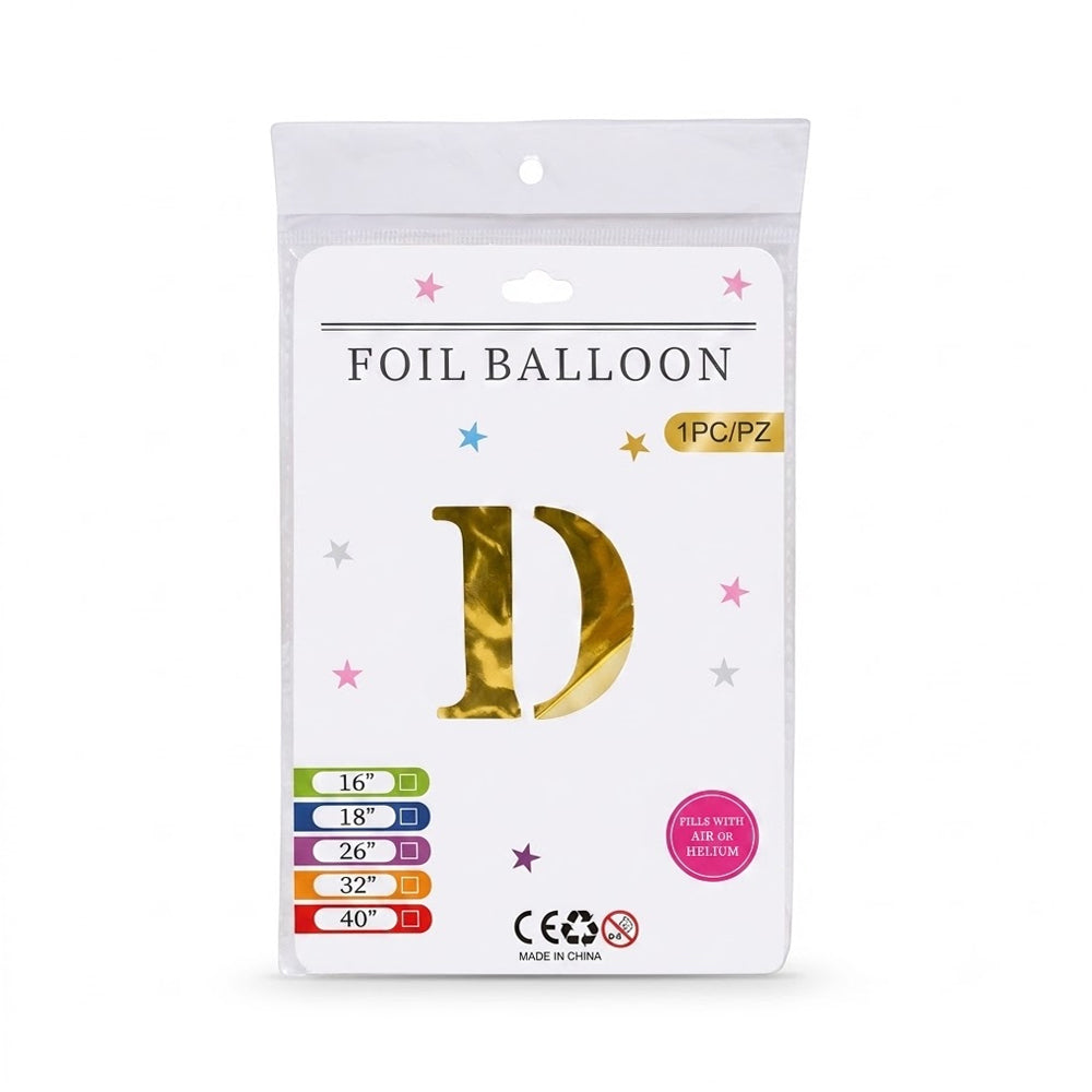 FOIL BALLOON LETTER D