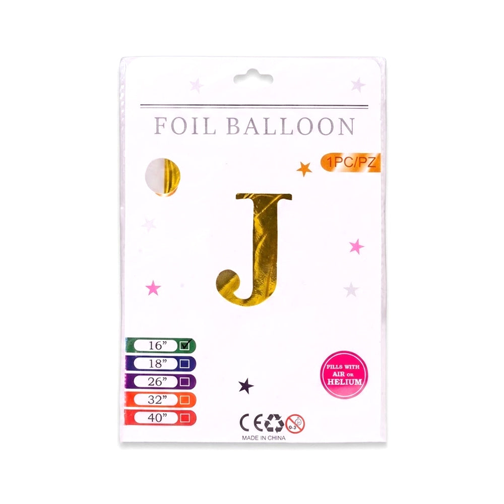 FOIL BALLOON LETTER J