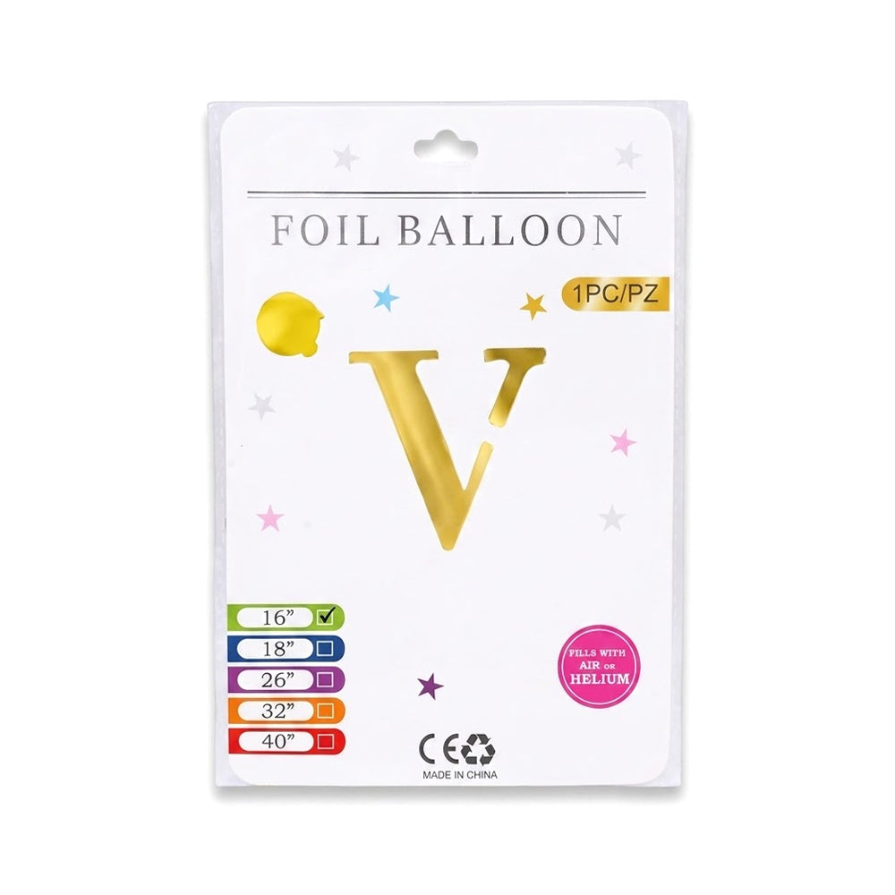 FOIL BALLOON LETTER V