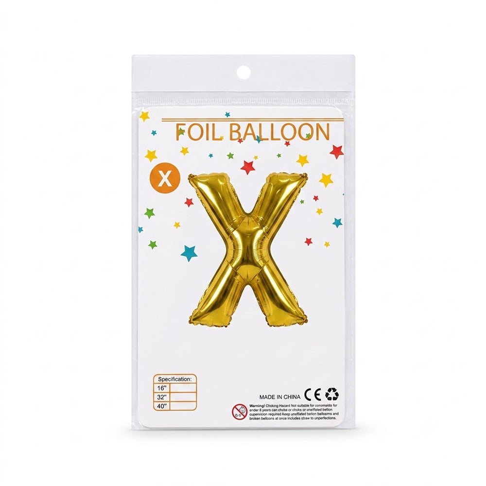 FOIL BALLOON LETTER X