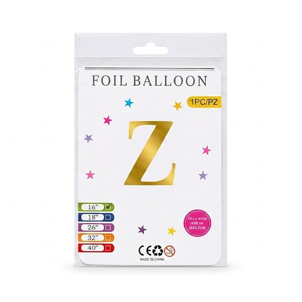 FOIL BALLOON LETTER Z