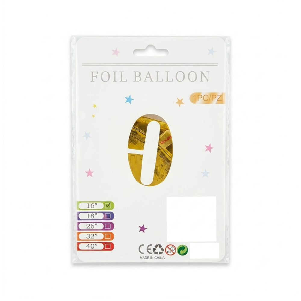 FOIL BALLOON NUMBER 0