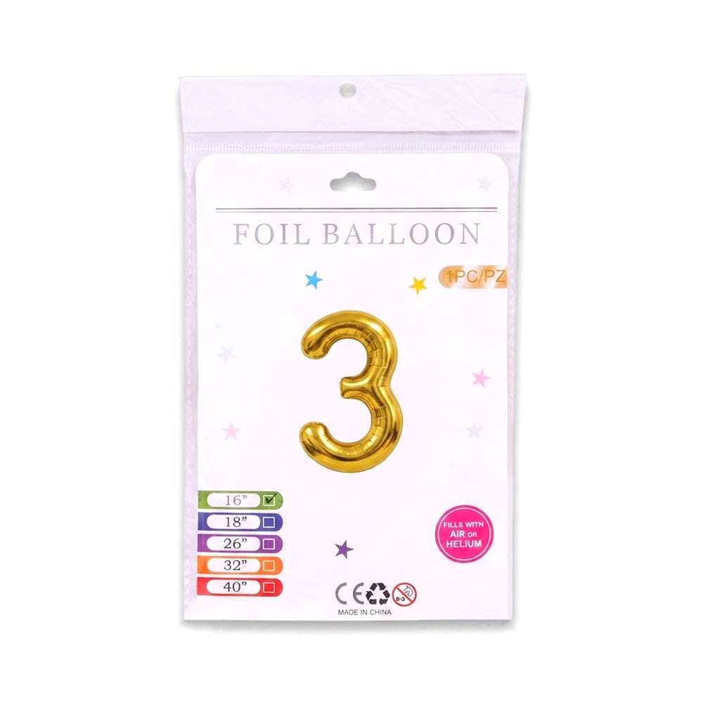 FOIL BALLOON NUMBER 3