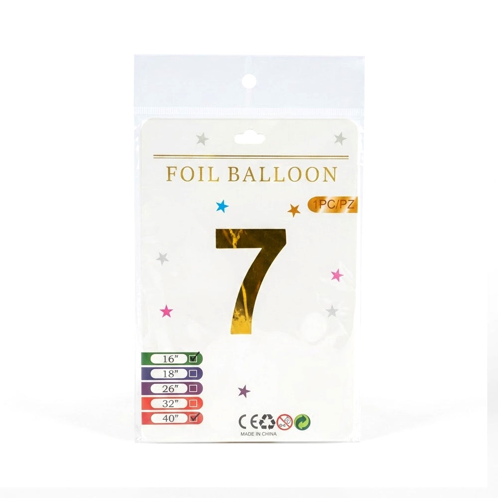 FOIL BALLOON NUMBER 7