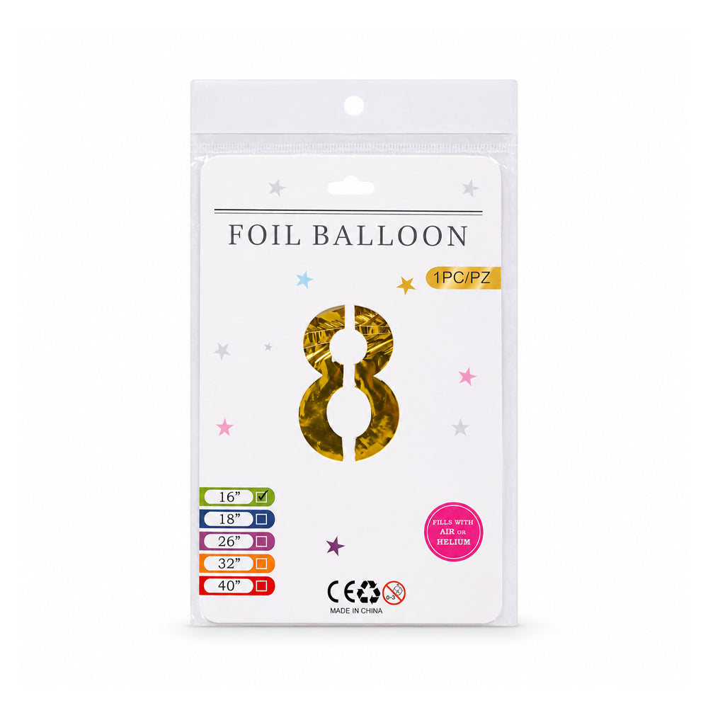 FOIL BALLOON NUMBER 8