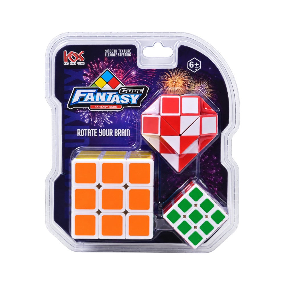 2053-8 MULTI SHAPE RUBIC CUBES 3IN1 H.B