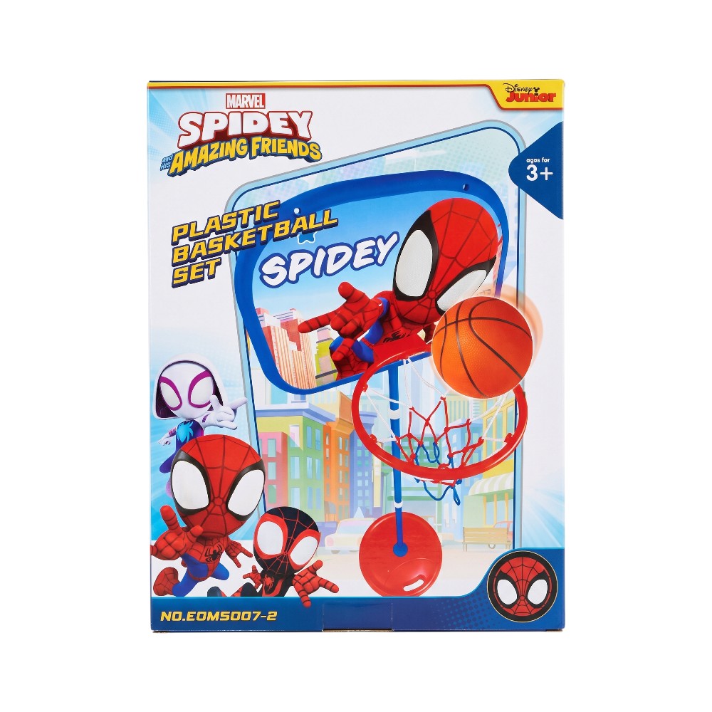 EOMS007-2 BASKET BALL WITH STAND SPIDERMAN H.B
