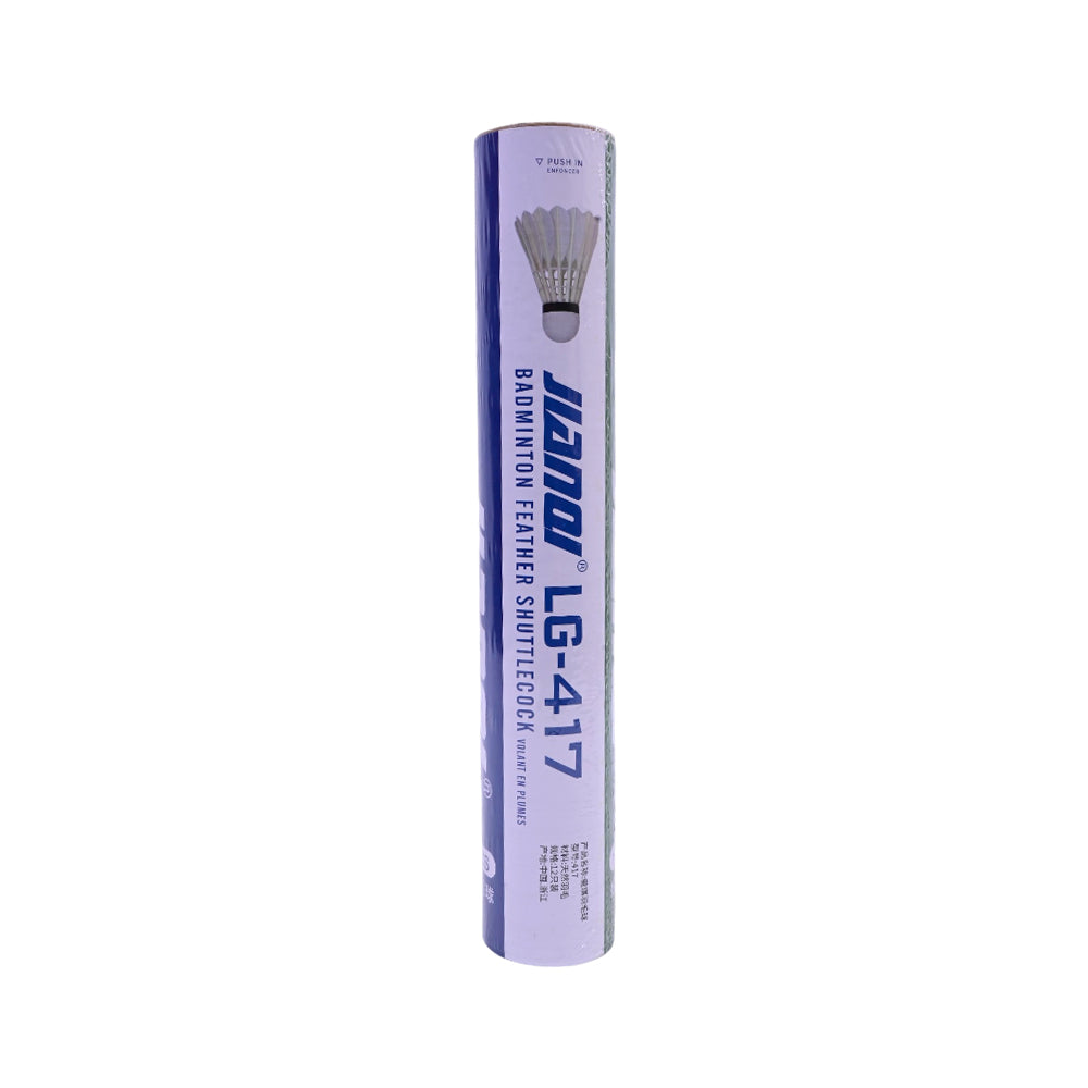 LG-417 BADMINTON JIANDI FEATHER SHUTTLE IR