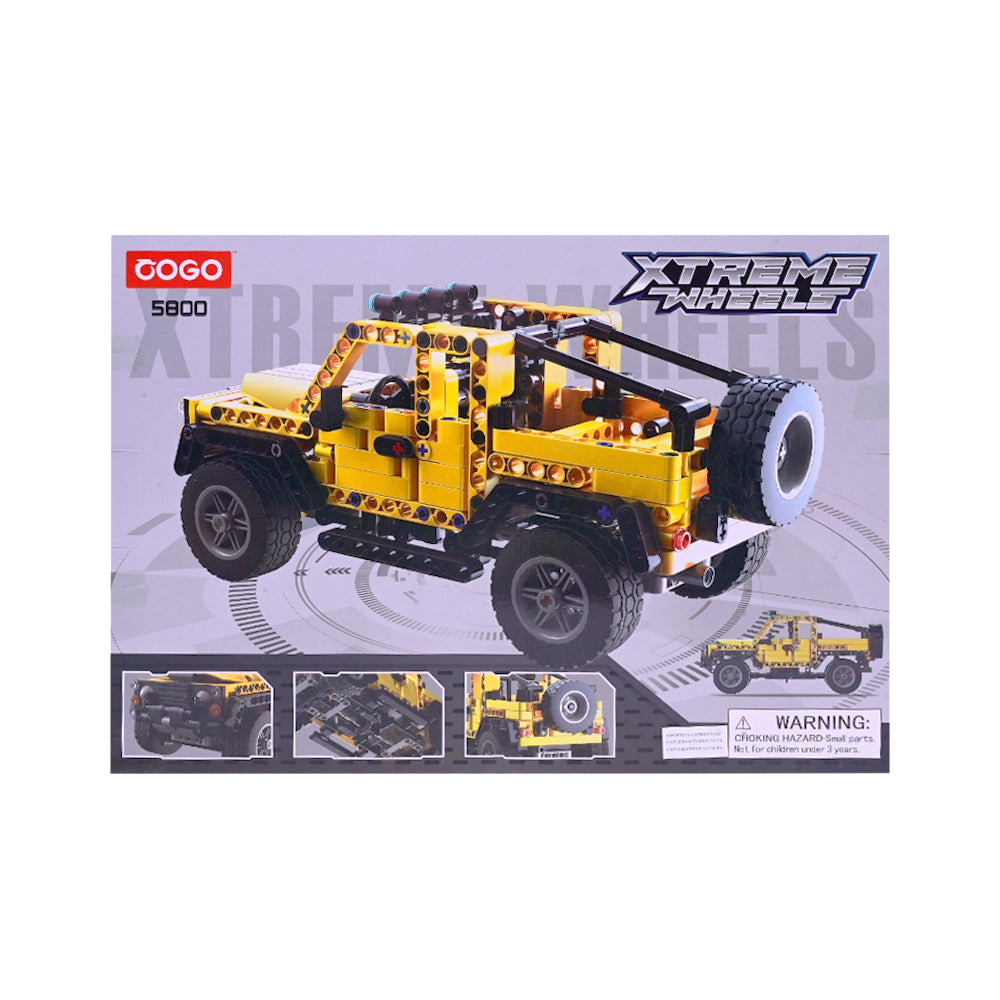 5800 XTREME WHEELS BLOCKS SET 491PCS H.B