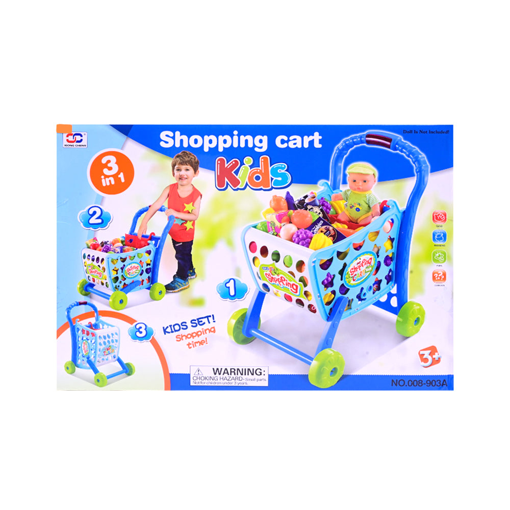 008-903A KIDS SHOPPING CART 3IN1 H.B