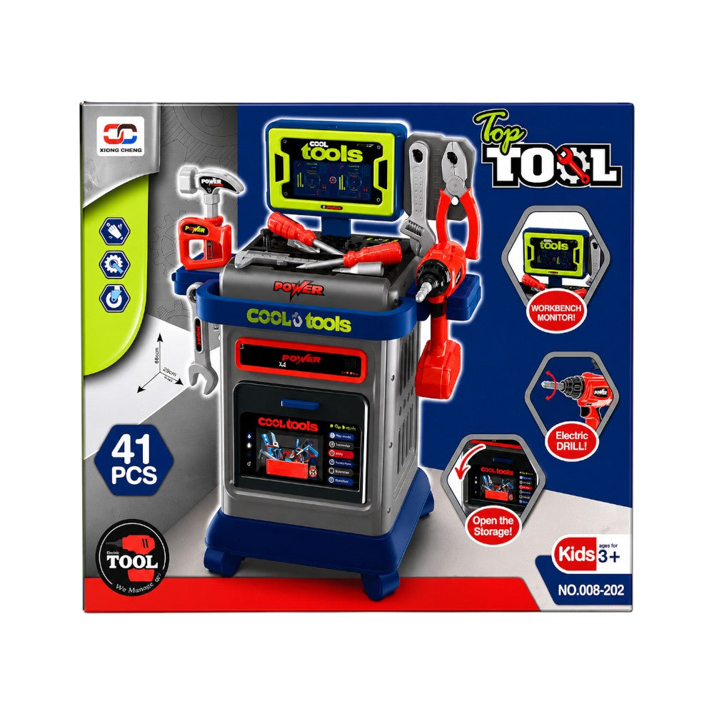 008-202 TOOL SET IN TROLLY 41PCS H.B
