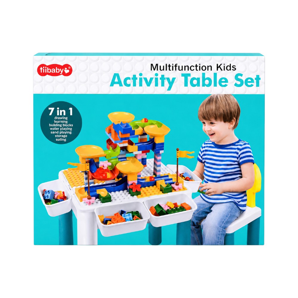 88607 ACTIVITY TABLE BLOCK SET 7IN1 IR