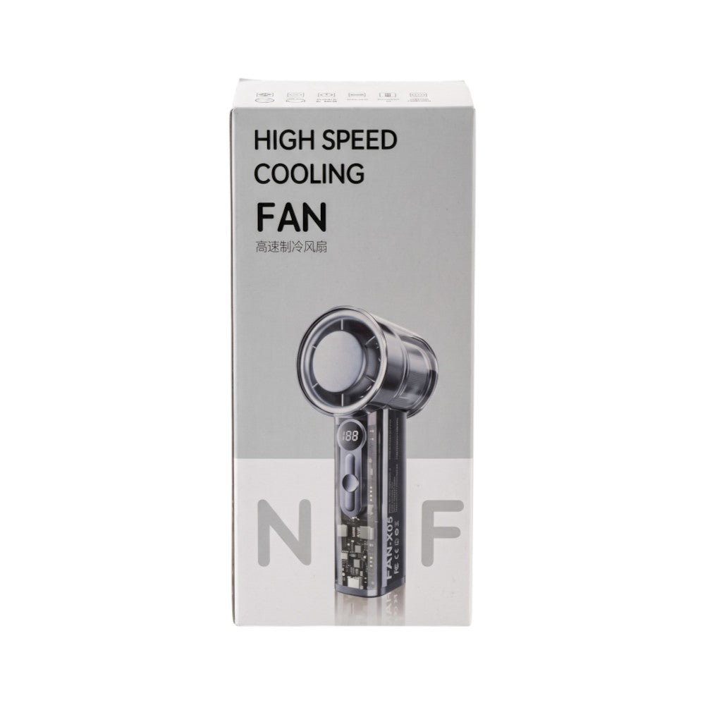 X05 MINI RECHARGABLE HIGH SPEED COOLING FAN IR