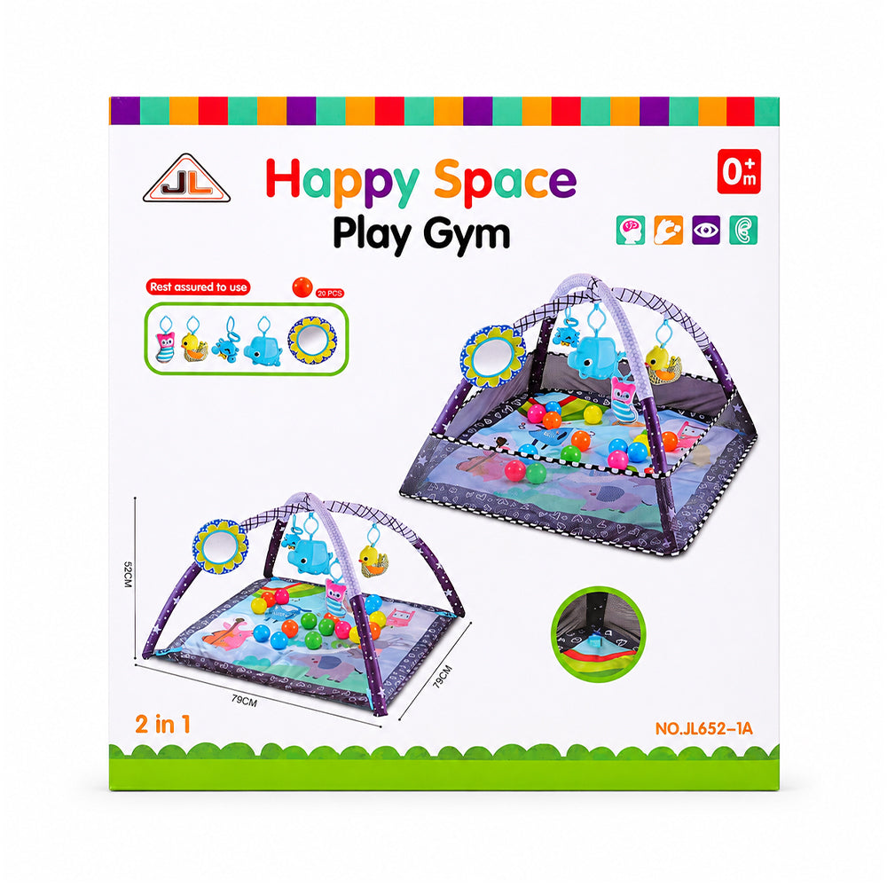 JL652-1C HAPPY SPACE PLAY GYM 2IN1 IR