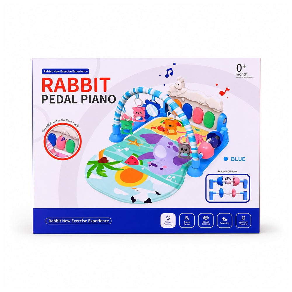 1122-24A PEDAL PIANO PLAY GYM RABBIT IR