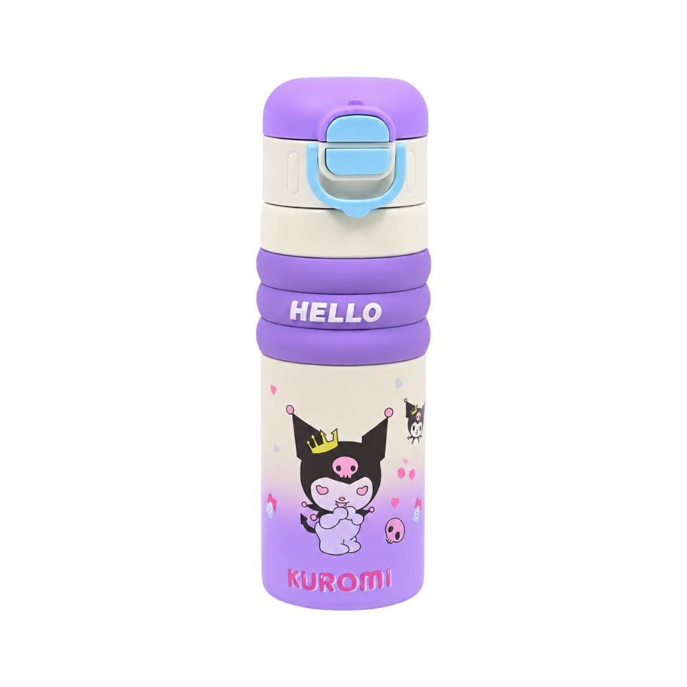 H-275/3211 SS WATER BOTTLE KUROMI 520ML S.T