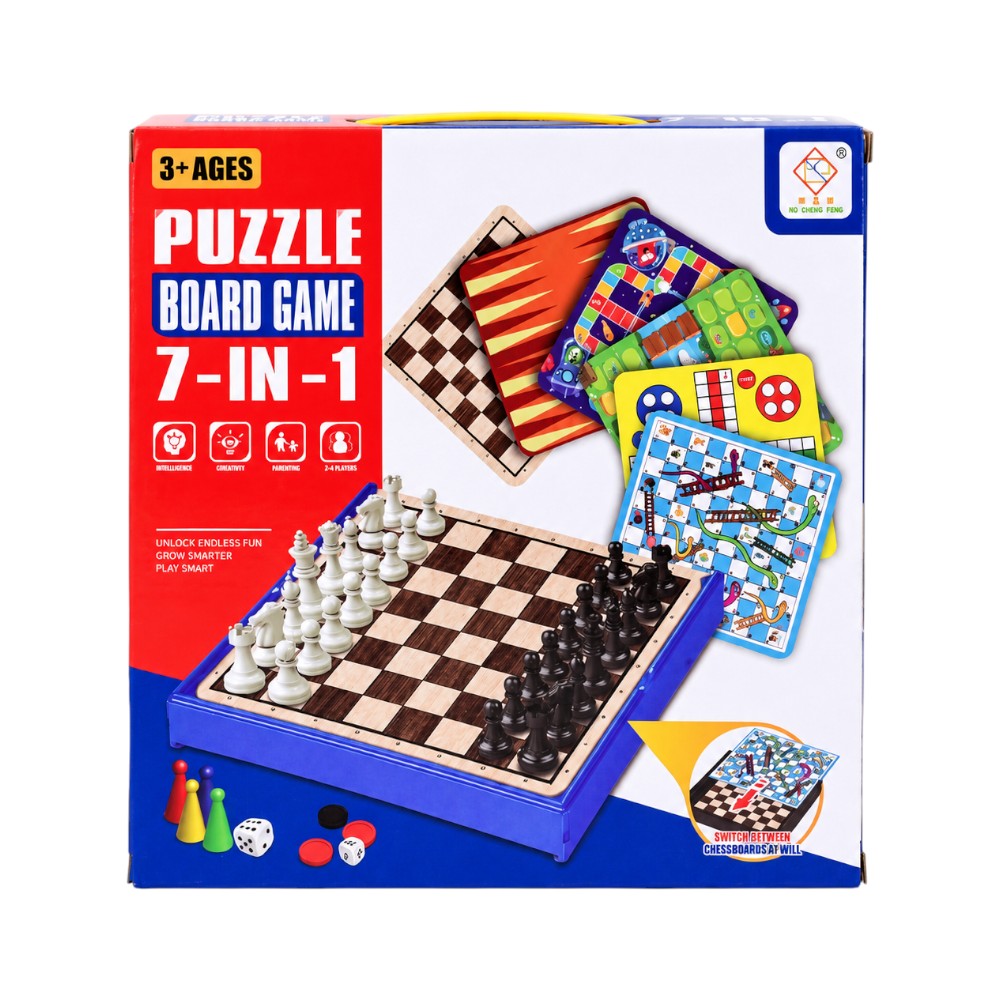291 PUZZLE BOARD GAME 7 IN 1 IR