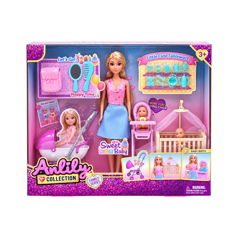 616311 ANLILY SWEET BABY DOLL W-ACCESSORY IR