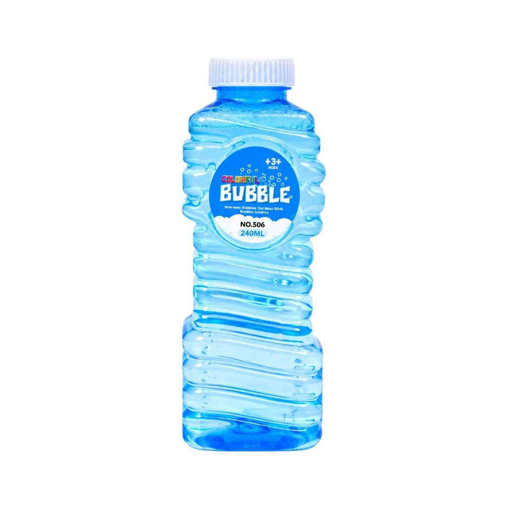 506  COLORFULL BUBBLE WATER BOTTLE 240ML IR