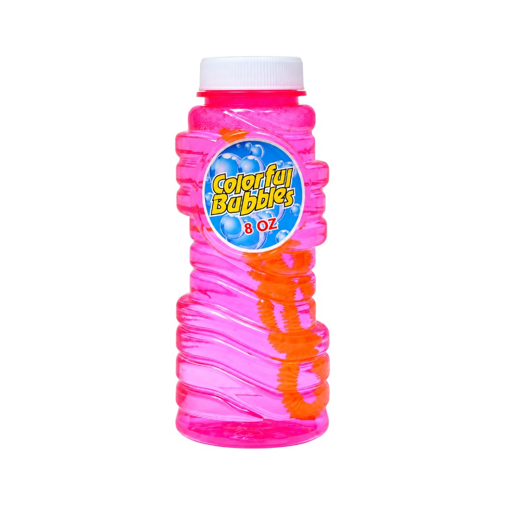 319A  COLORFULL BUBBLE WATER BOTTLE 8 OZ IR