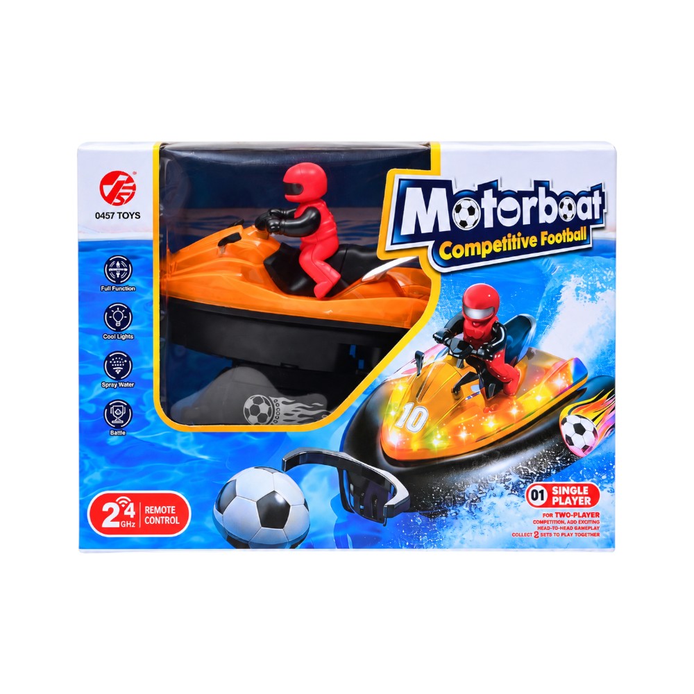 18008-32 MOTORBOAT COMPITATED FOOTBALL R/C IR