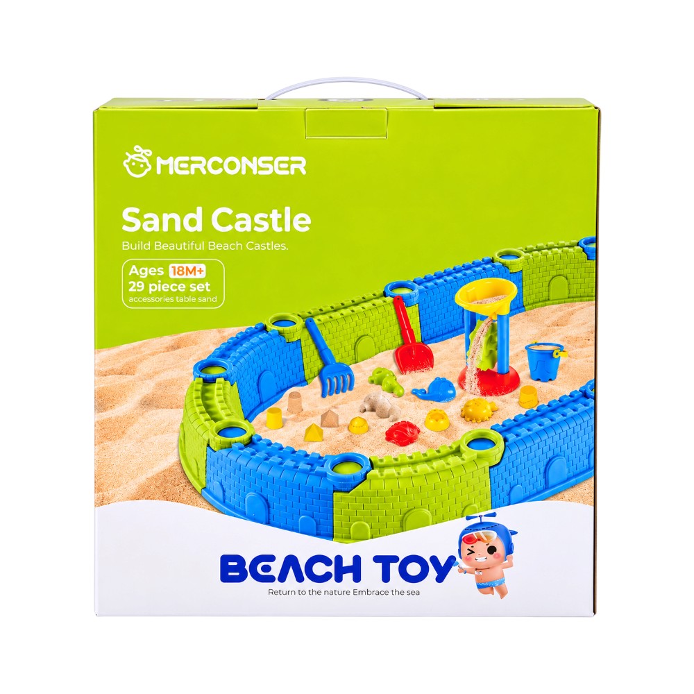 119 SAND CASTLE BEACH TOY 29PCS IR