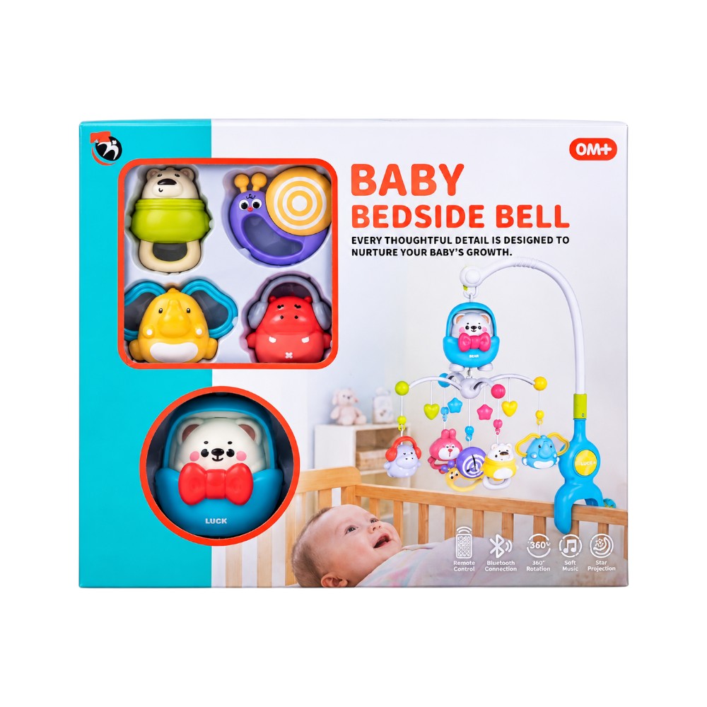 2624 BABY BEDSIDE COT MOBILE BBZ