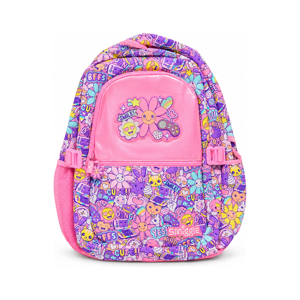 447226 SMIGGLE SCHOOL BAG PACK SMILY 17INCH IR