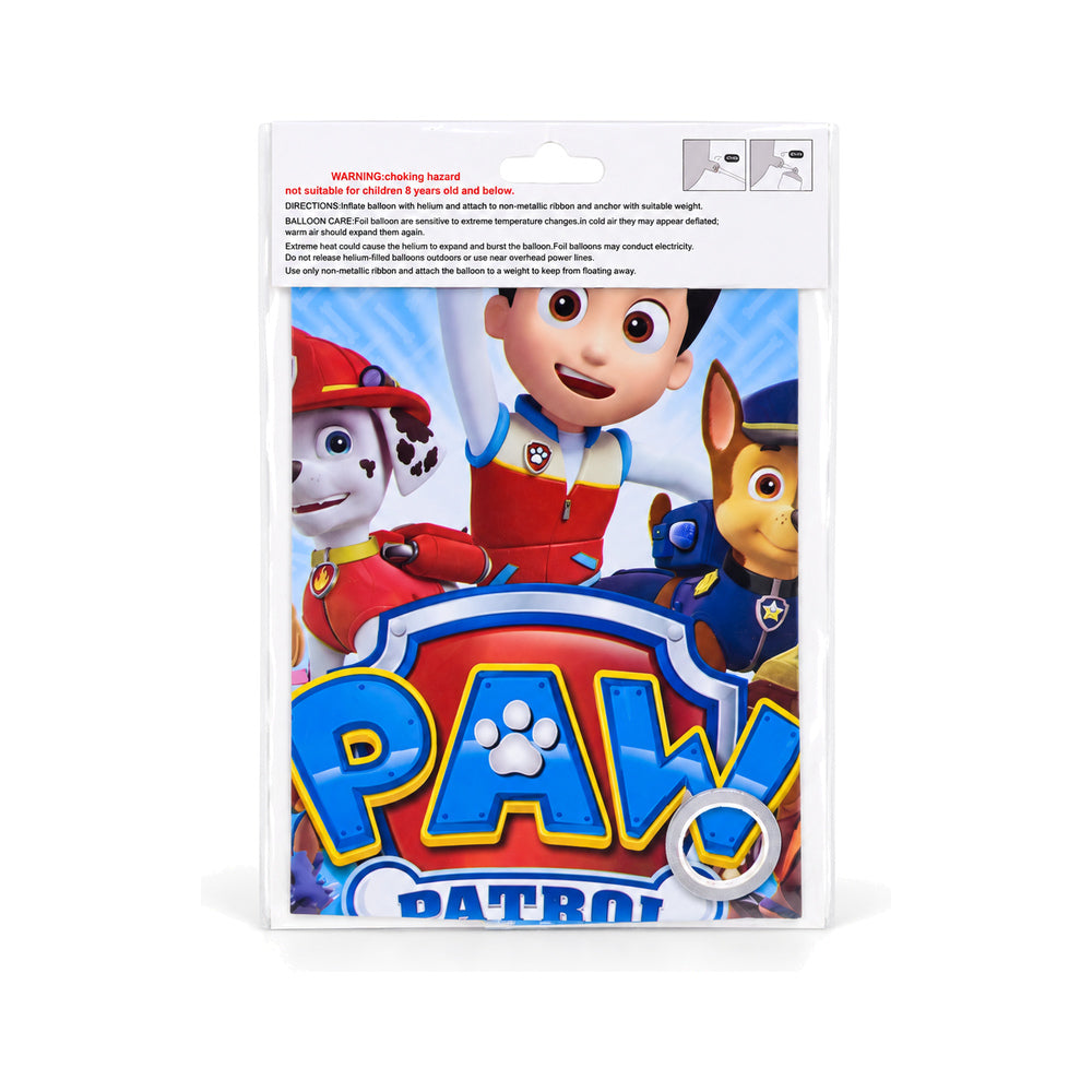 2023 HBD FOIL BALLOON PAW PATROL 9PCS IR