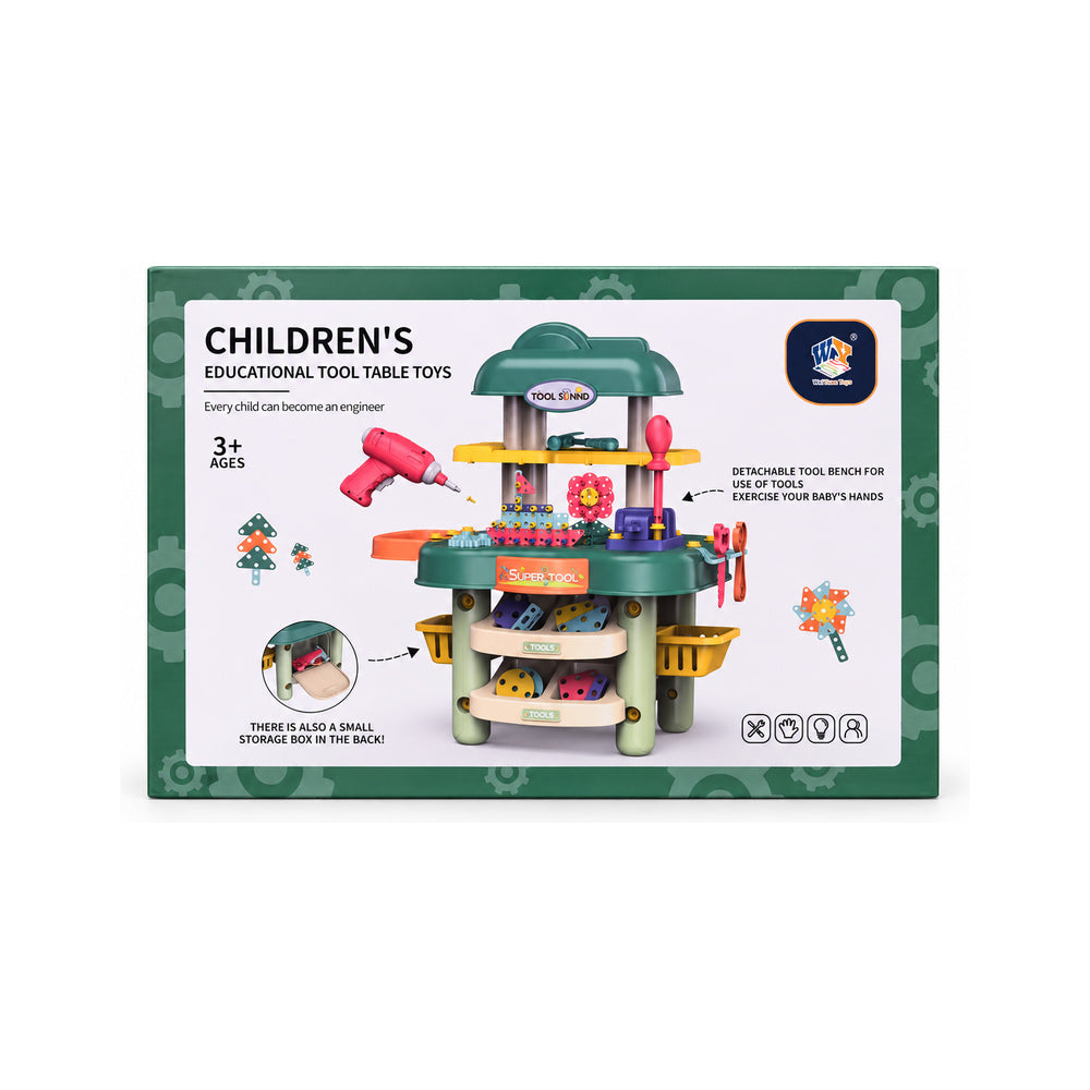 WY2000-1 KIDS EDUCATIONAL TOOL TABLE SET IR