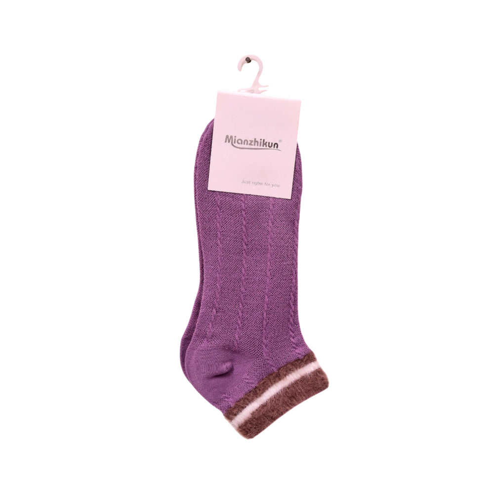 LADIES F-ANKLE SOCKS MIX 1P JAN-26