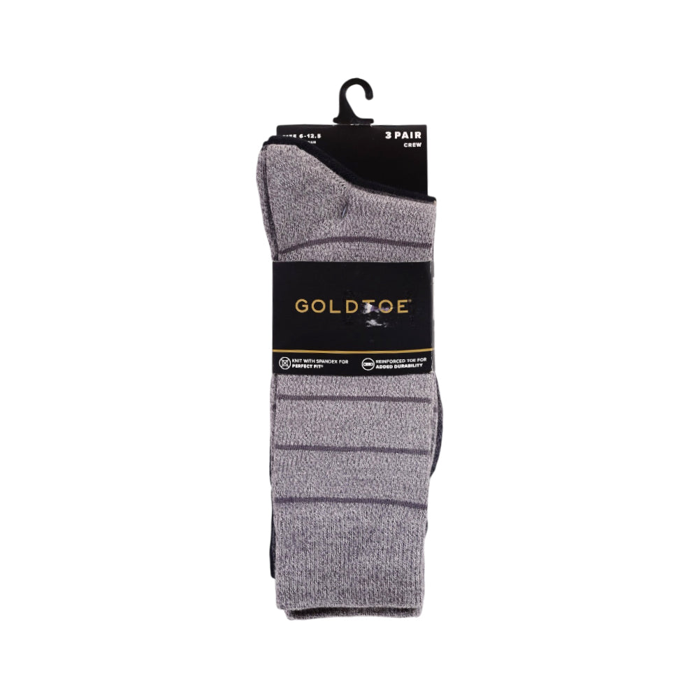 GOLD TOE DRESS SOCKS P-3 MULTI  (IR)