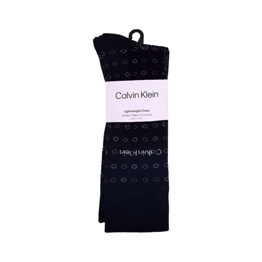CK MEN DRESS SOCKS P-4 CKM243DR06001 BLK (IR)