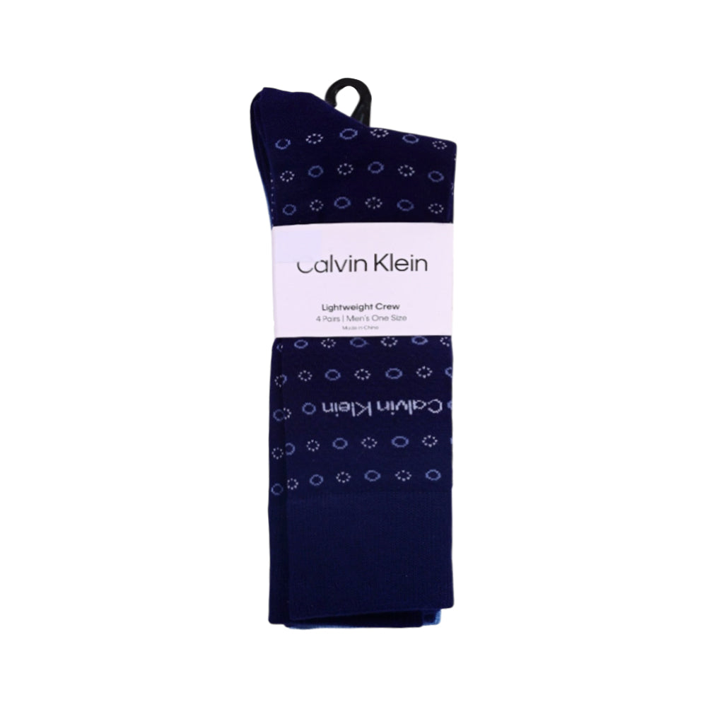 CK MEN DRESS SOCKS P-4 CKM243DR06002 NAVY (IR)